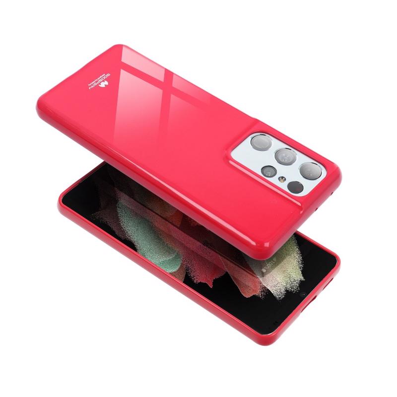Goospery Jelly Case Back Cover (Samsung Galaxy A21) (SM-A215U) pink