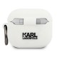 Karl Lagerfeld® Silicone Choupette Case (Apple Airpods 3) white