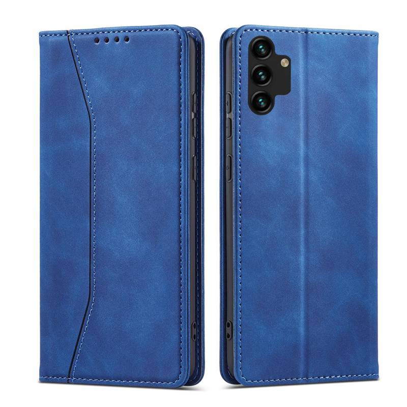 Magnet Fancy Wallet Case (Samsung Galaxy A13 5G / A04S) blue