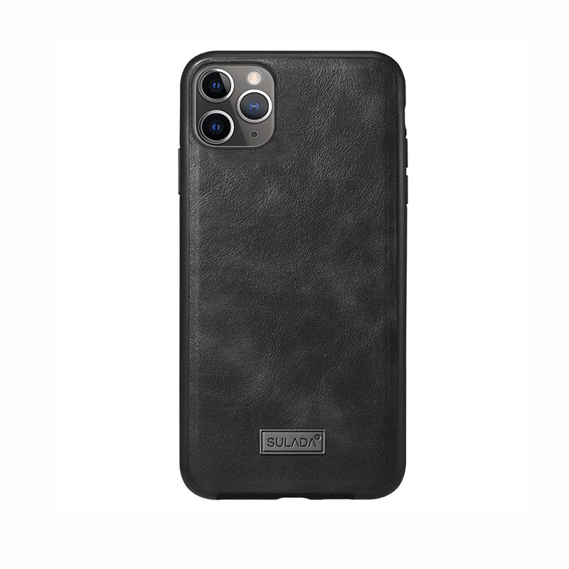 Sulada Royal Case Back Cover (iPhone 12 Pro Max) black