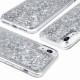 Liquid Crystal Glitter Armor Back Cover (iPhone 14 Pro Max) silver