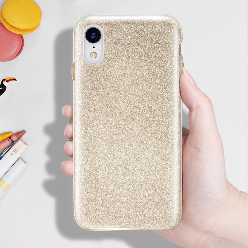 Glitter Shine Case Back Cover (Huawei Y5p) gold