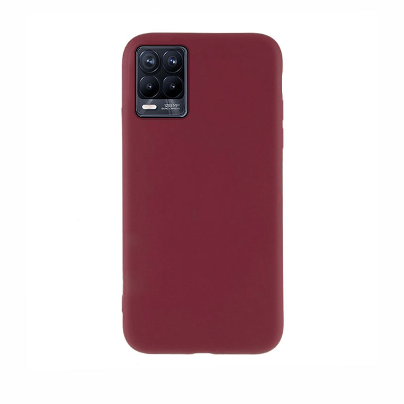 Soft Matt Case Back Cover (Realme 8 / 8 Pro) burgundy