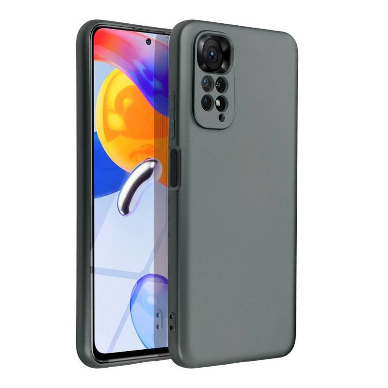 Forcell Metallic Back Cover Case (Xiaomi Redmi Note 11 / 11S 4G) grey