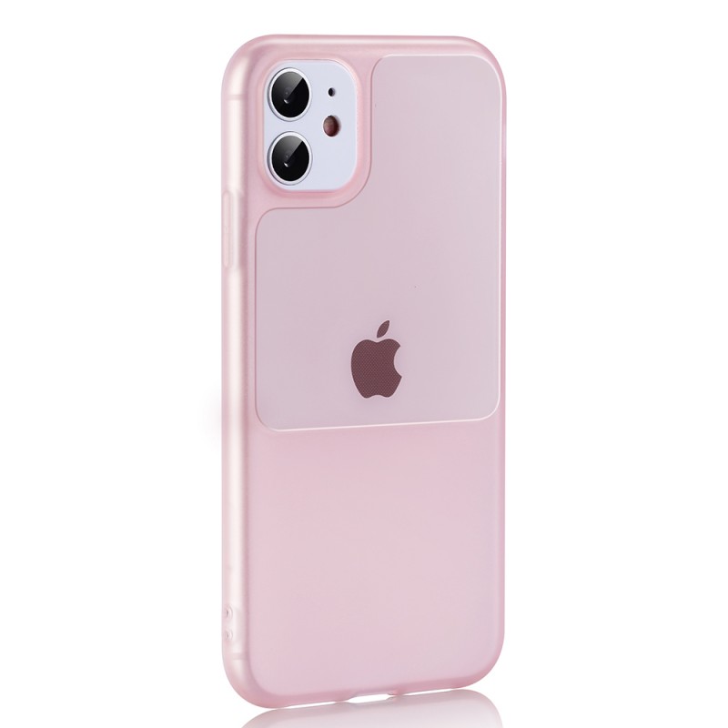 Protect Window Case Back Cover (iPhone 12 Pro Max) pink