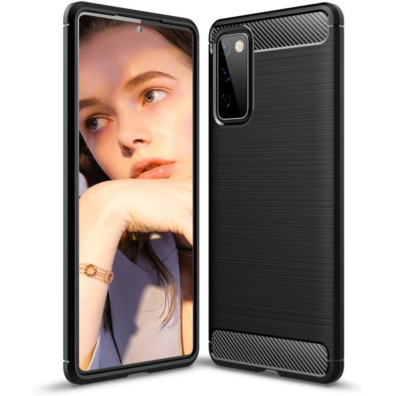 Carbon Case Back Cover (Samsung Galaxy S20 FE) black
