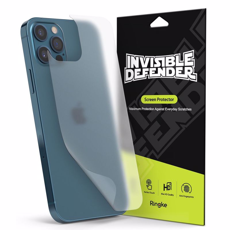 Ringke Invisible Defender 2x Rear Protector Matte (iPhone 12 / 12 Pro) (IDAP0005)