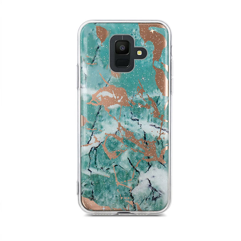 Marmur Case Back Cover (Samsung Galaxy A6 2018) green