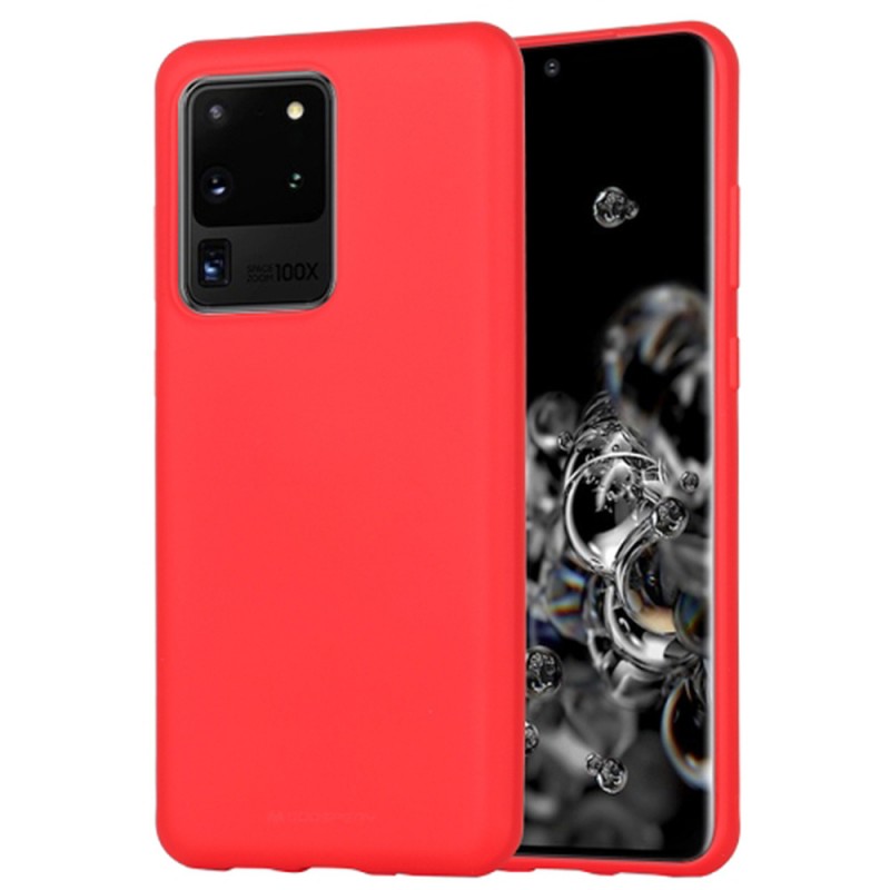 Goospery Soft Feeling Back Cover (Samsung Galaxy S20 Plus) red