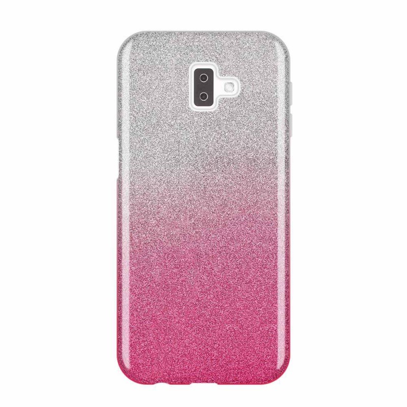 Wozinsky Glitter Case Back Cover (Samsung Galaxy J6 Plus 2018) pink