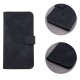 Smart Velvet Leather Book Cover (iPhone 13 Pro Max) black