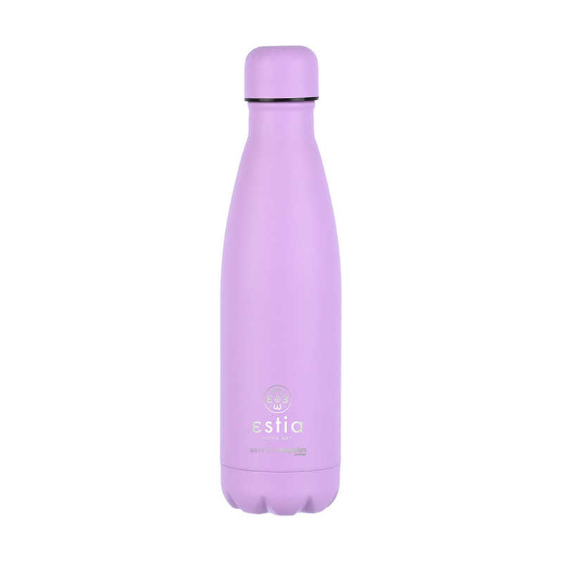 Estia Travel Flask Lite 500ml Save Τhe Aegean (Lavender Purple)