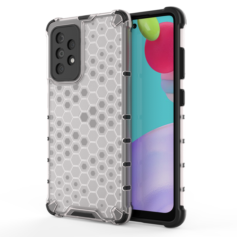 Honeycomb Armor Shell Case (Samsung Galaxy A52 / A52s) clear