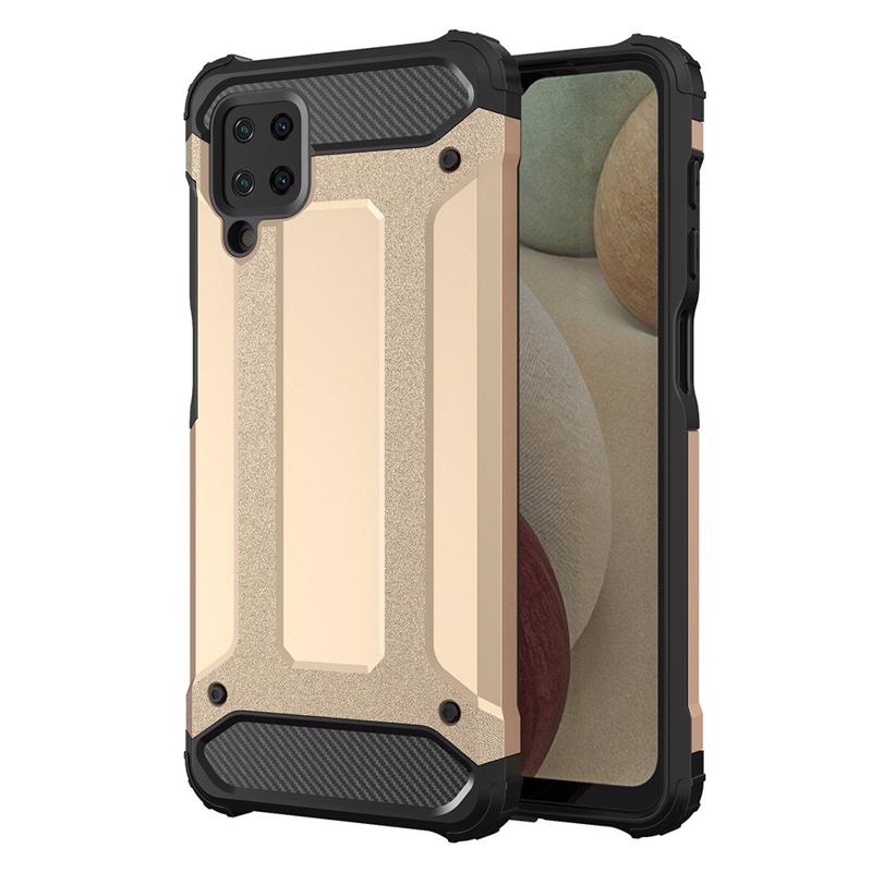 Hybrid Armor Case Rugged Cover (Samsung Galaxy A12/ M12) gold