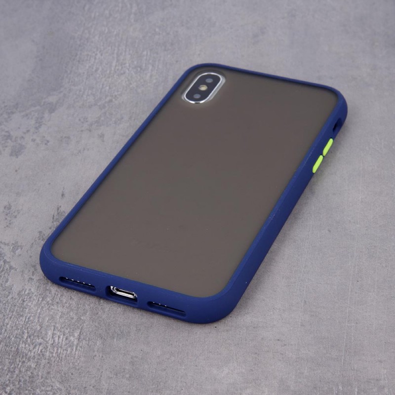 Colored Buttons Case Back Cover (Huawei P Smart 2019 / Honor 10 Lite) blue