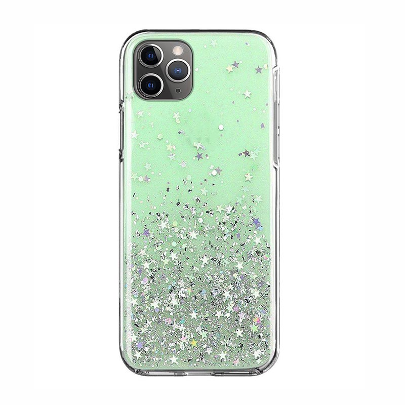 Star Glitter Shining Armor Back Cover (iPhone 11 Pro) green