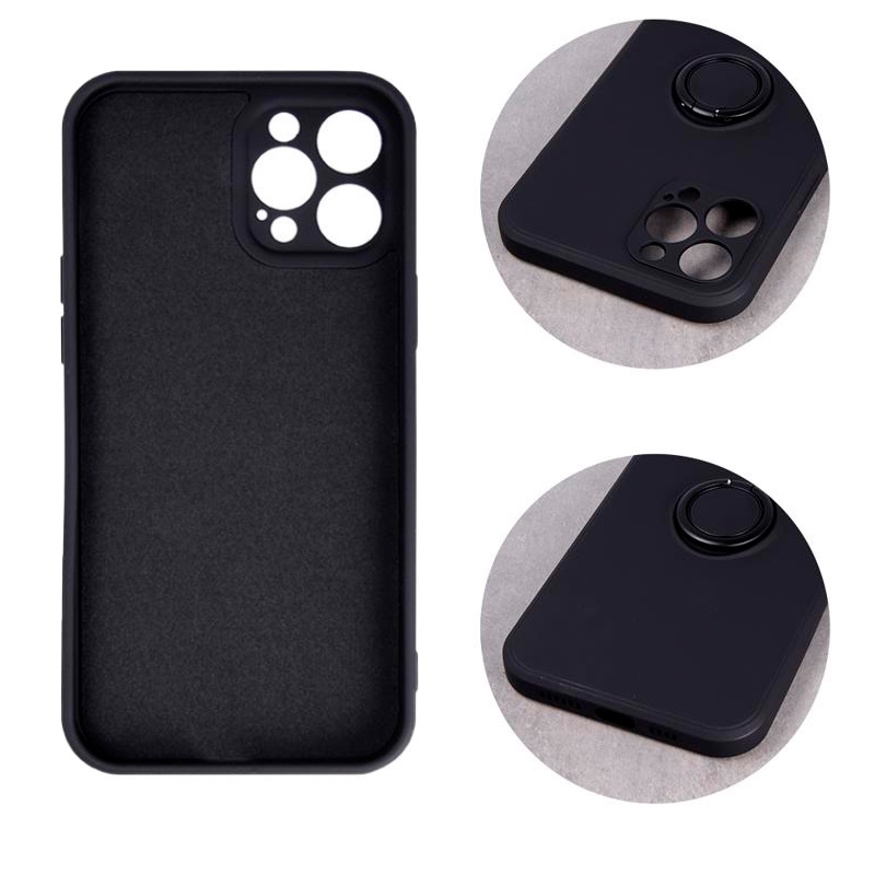 Finger Grip Case Back Cover (Xiaomi Redmi Note 10 Pro) black