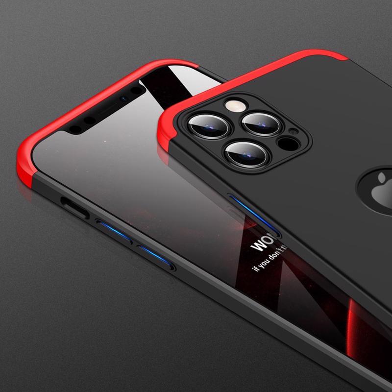 GKK 360 Full Body Cover (iPhone 12 Pro) black-red