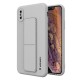 Wozinsky Kickstand Flexible Back Cover Case (iPhone XS / X) grey
