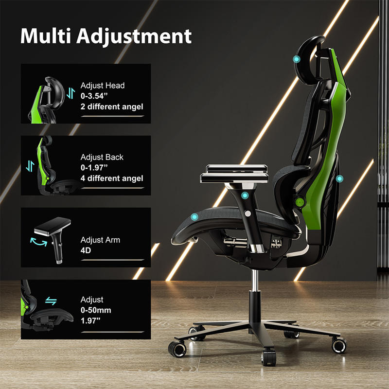 Gaming Chair Καρέκλα Eureka Ergonomic® ERK-GC05-G