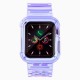 Light Set Case & Λουράκι Σιλικόνης (Apple Watch 4 / 5 / 6 / SE) (44mm) purple