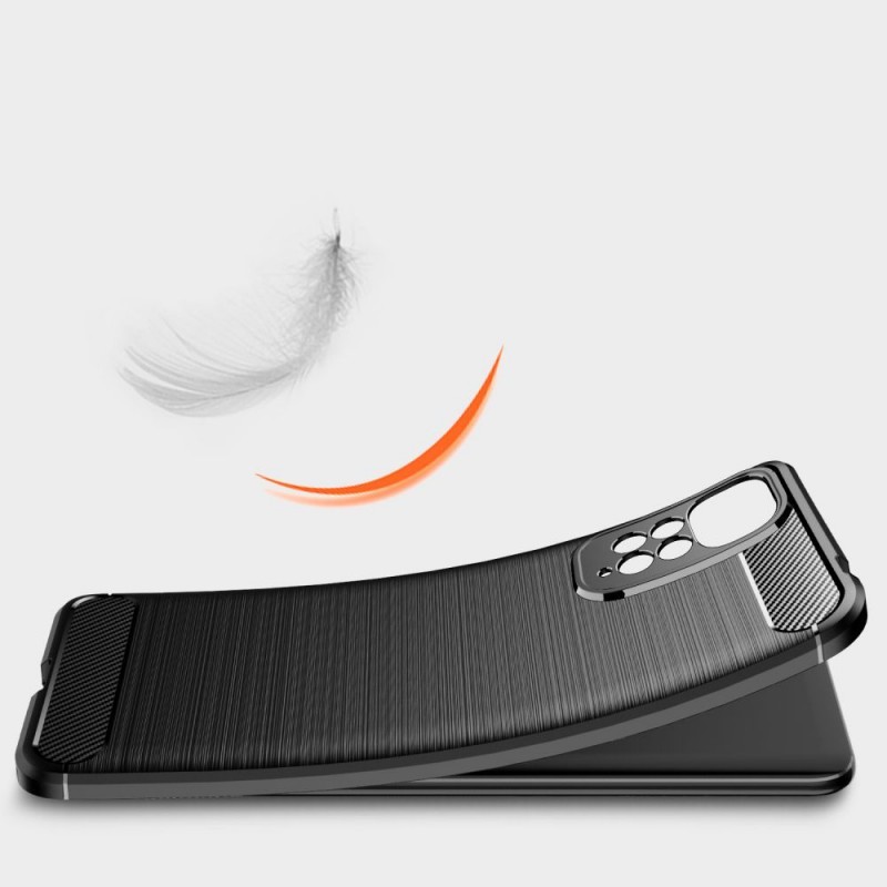 Tech-Protect Carbon Case Back Cover (Xiaomi Redmi Note 11 Pro 5G / 4G) black