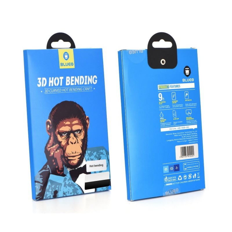 5D Mr. Monkey Tempered Glass (iPhone SE 2 / 8 / 7) black (Hot Bending) 5D Mr. Monkey Tempered Glass (iPhone SE 2 / 8 / 7) black (Hot Bending)