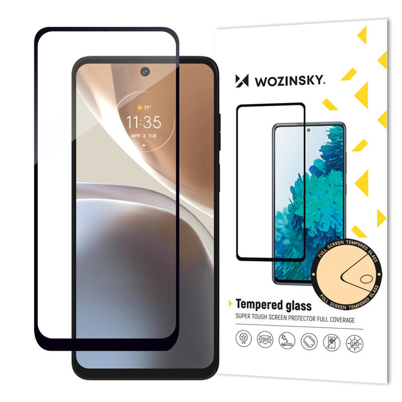 Wozinsky Tempered Glass 5D Full Glue And Coveraged (Motorola Moto G32) black