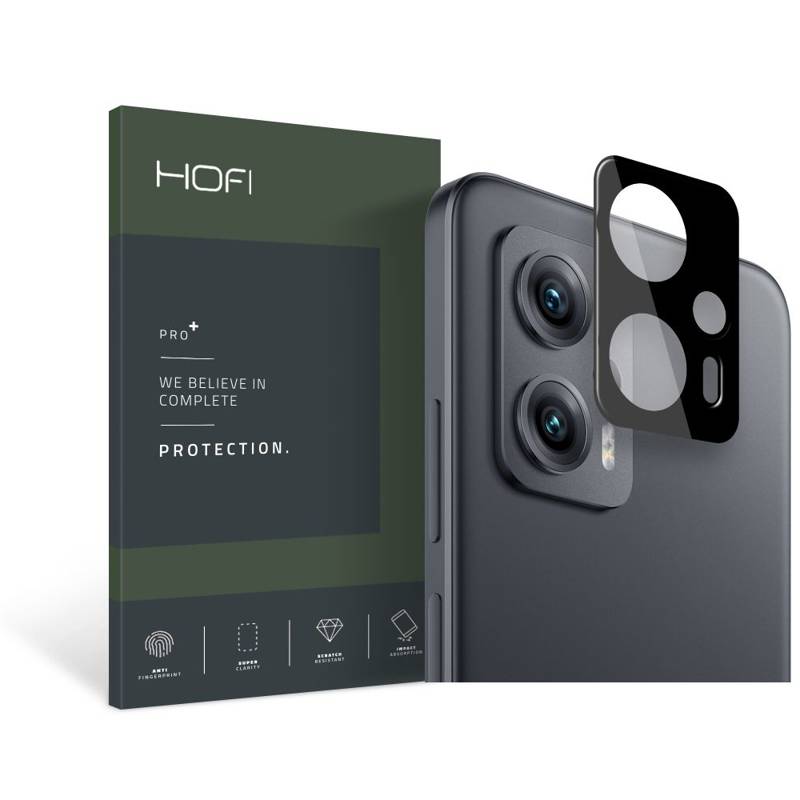 Hofi Metal Camera Styling Cover Prοtector (Xiaomi Poco X4 GT) black