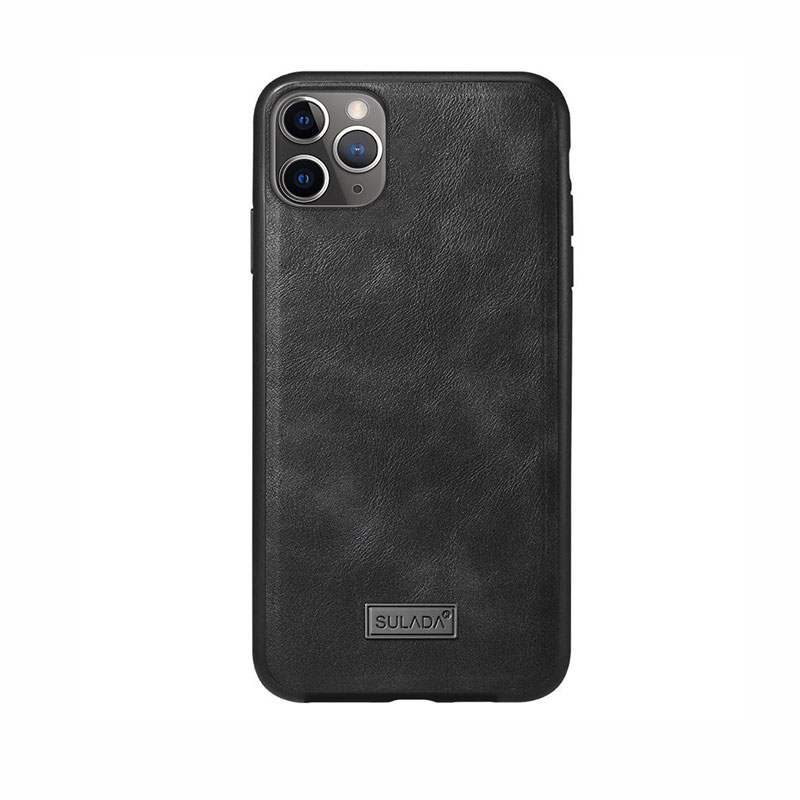 Sulada Royal Case Back Cover (iPhone 11 Pro Max) black