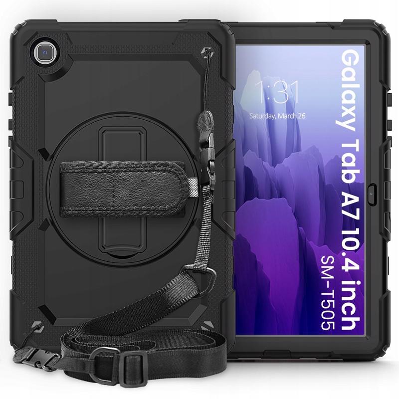 Tech-Protect Solid 360 Back Cover Shock Proof Case (Samsung Galaxy TAB A7 10.4 T500/T505) black