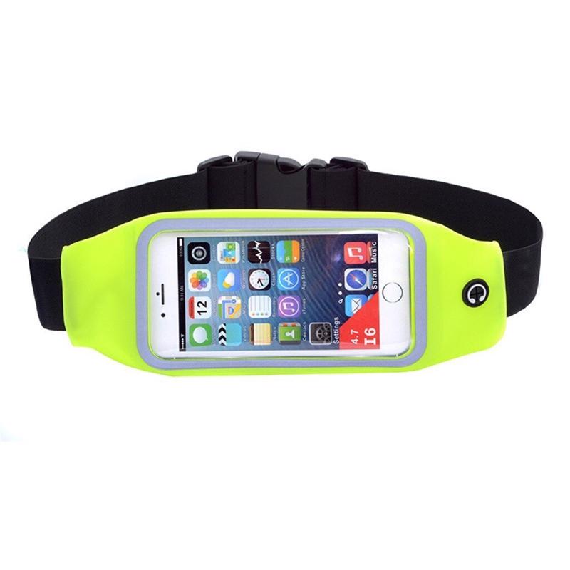 Ζώνη τρεξίματος Running Belt Universal 6,2" (lime)