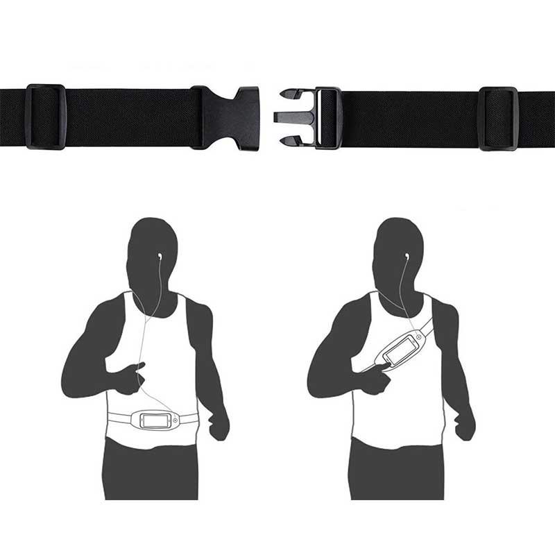 Ζώνη τρεξίματος Running Belt Universal 6,2" (lime)