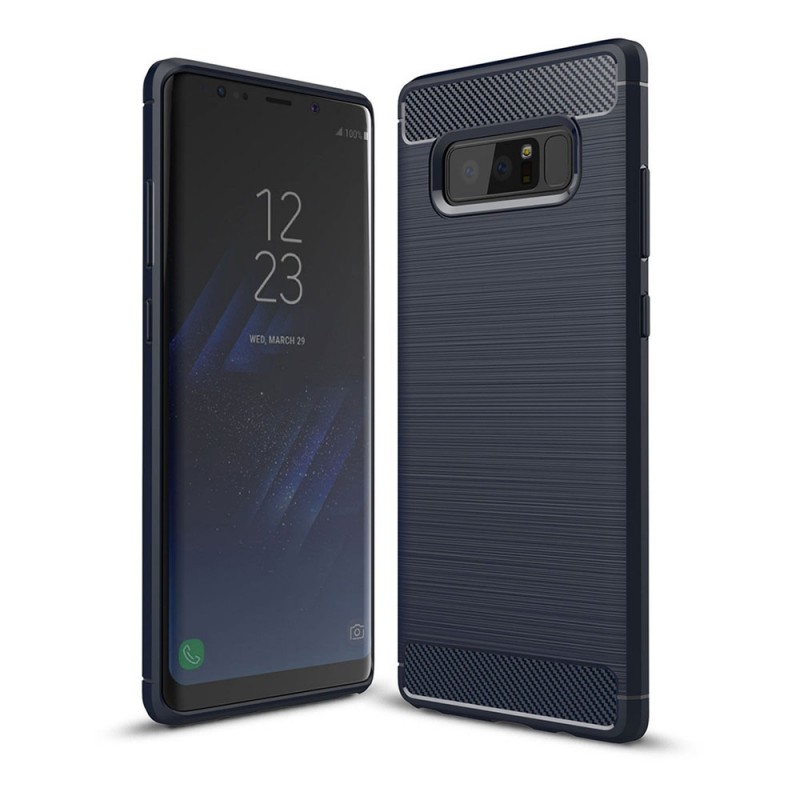 Carbon Case Back Cover (Samsung Galaxy Note 8) blue