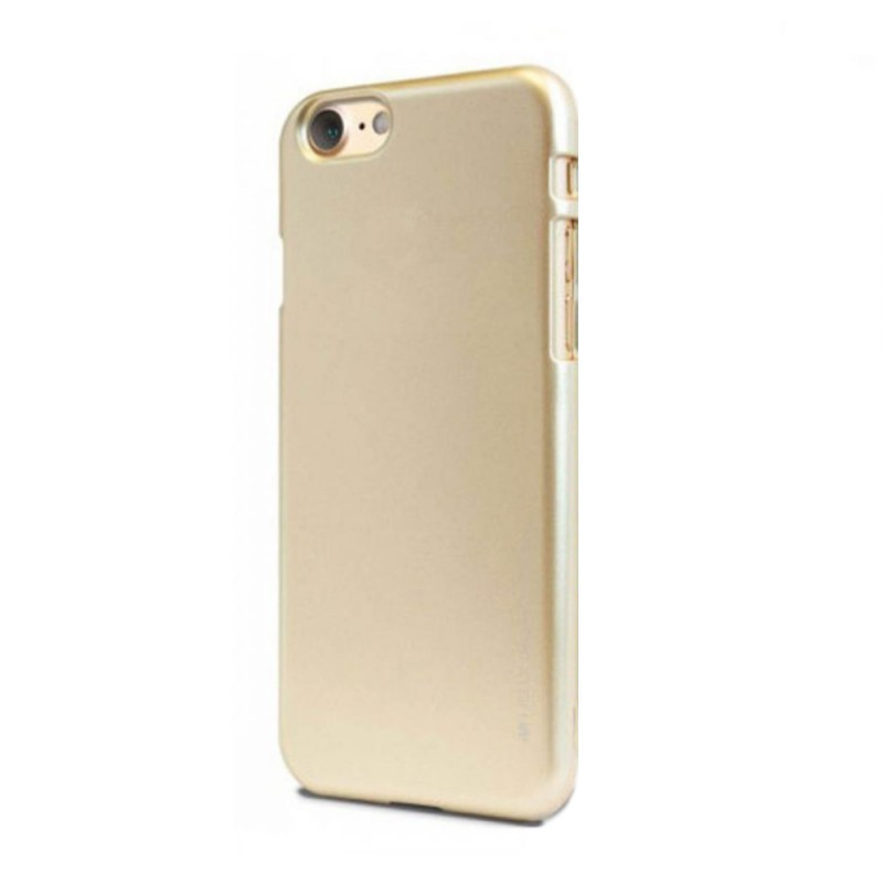 Goospery i-Jelly Case Back Cover (iPhone SE 2 / 8 / 7) gold