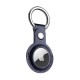 Dux Ducis PU Leather keychain Case (Apple AirTag) blue