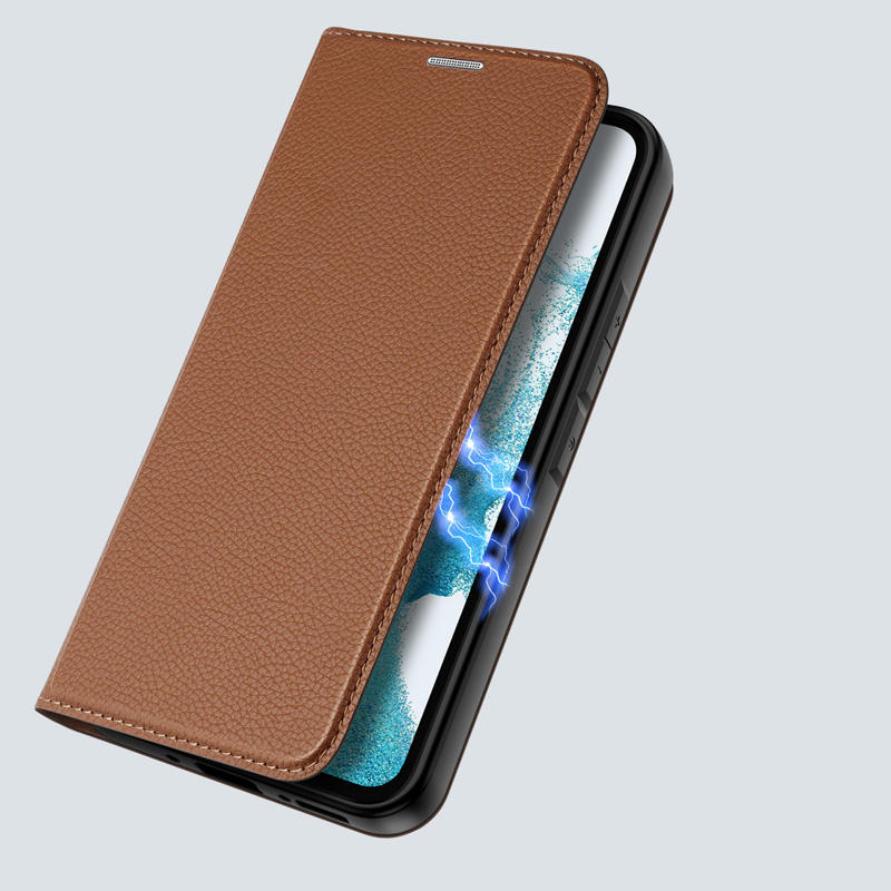 Dux Ducis Skin X2 Book Cover (Samsung Galaxy A54 5G) brown