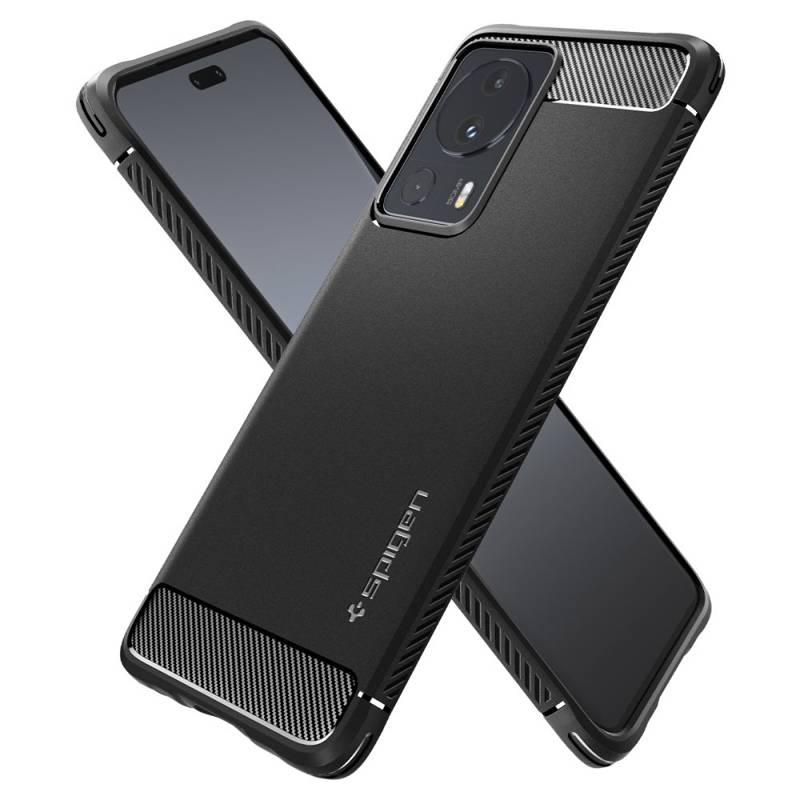 Spigen® Rugged Armor™ ACS05324 Case (Xiaomi 13 Lite) matte black