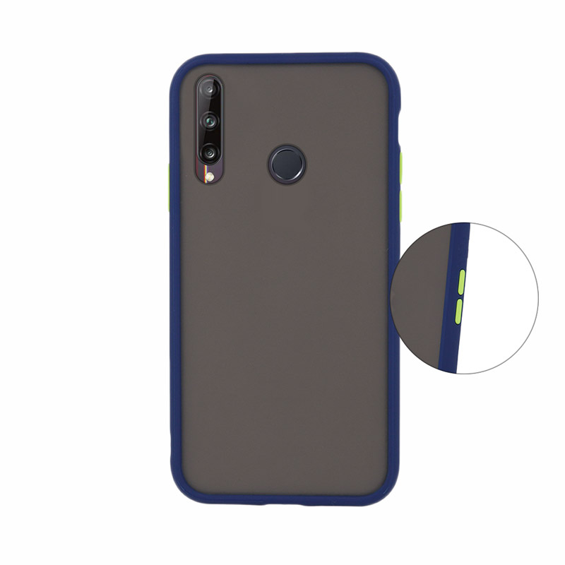 Colored Buttons Case Back Cover (Huawei P40 Lite E) blue