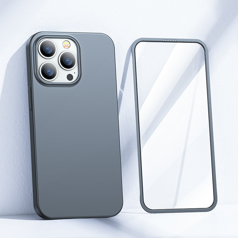 Joyroom 360 Full Cover Case (iPhone 13 Pro) grey (JR-BP935)