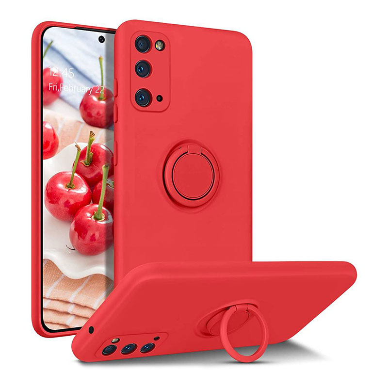 Finger Grip Case Back Cover (Samsung Galaxy A32 4G) red