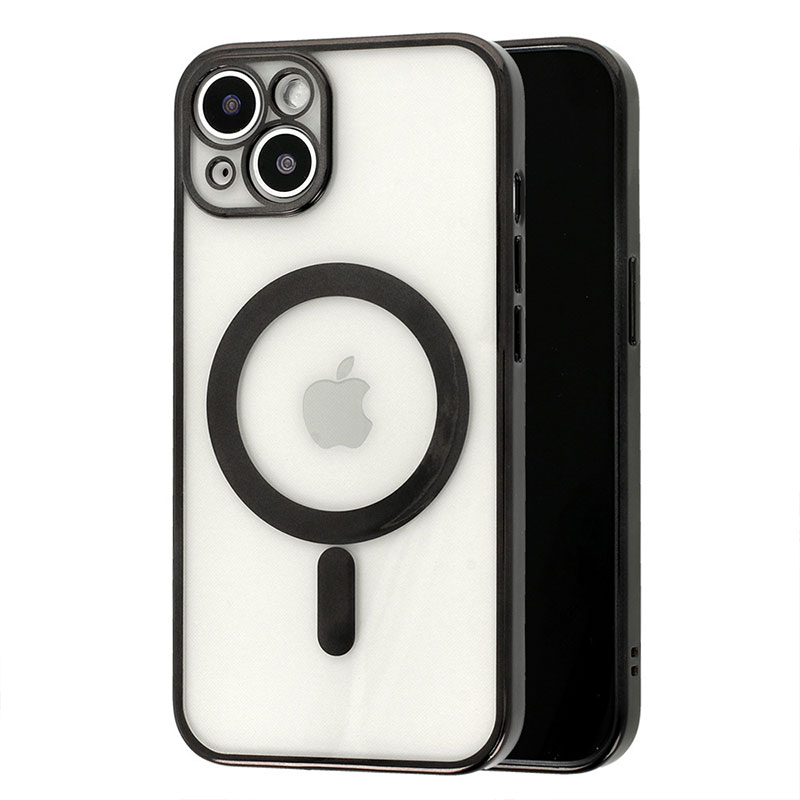 Magsafe Luxury Case Back Cover (iPhone 12 Pro) black