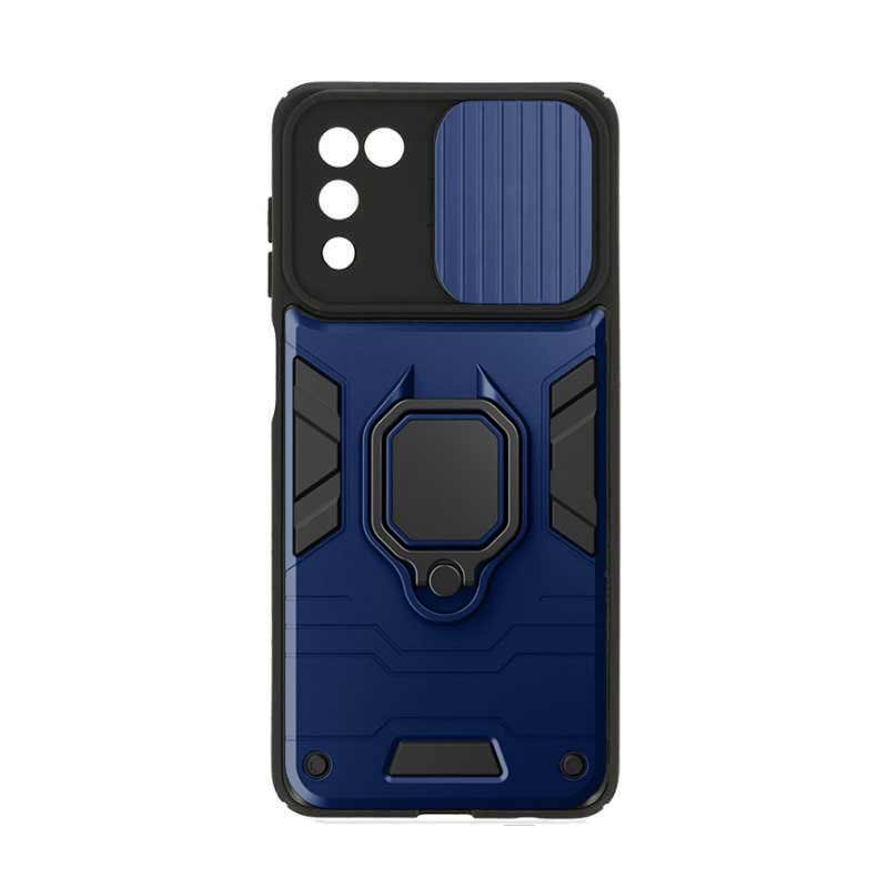 Ring Lens Rugged Case Back Cover (Samsung Galaxy S23) blue