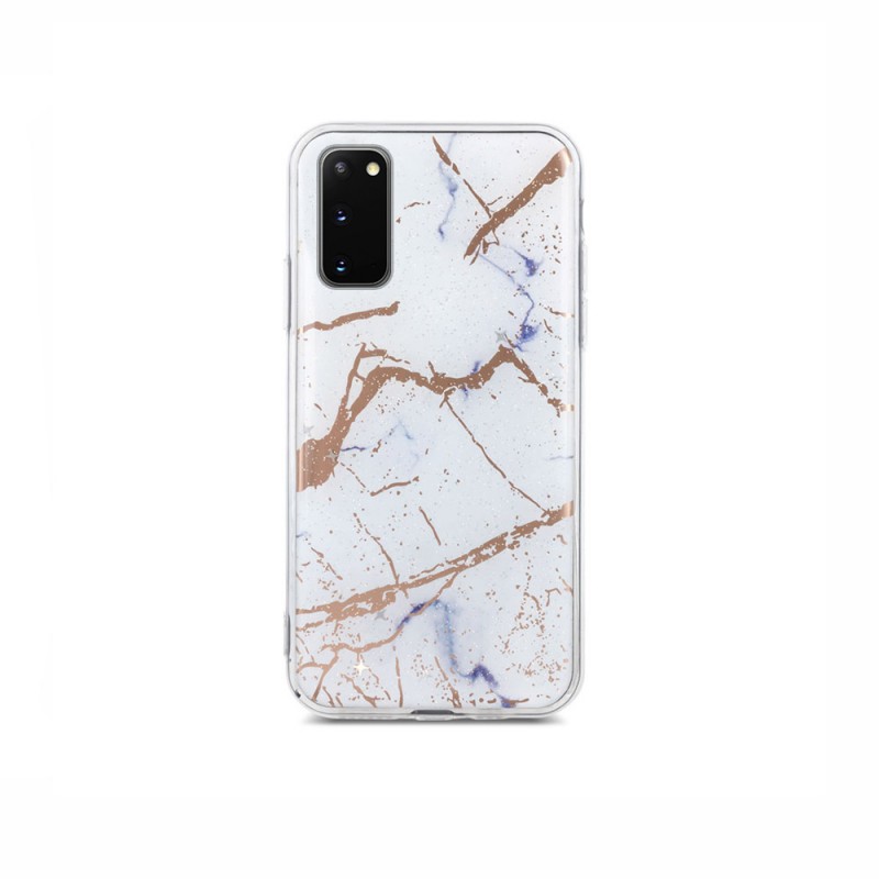 Marmur Case Back Cover (Samsung Galaxy S20) white