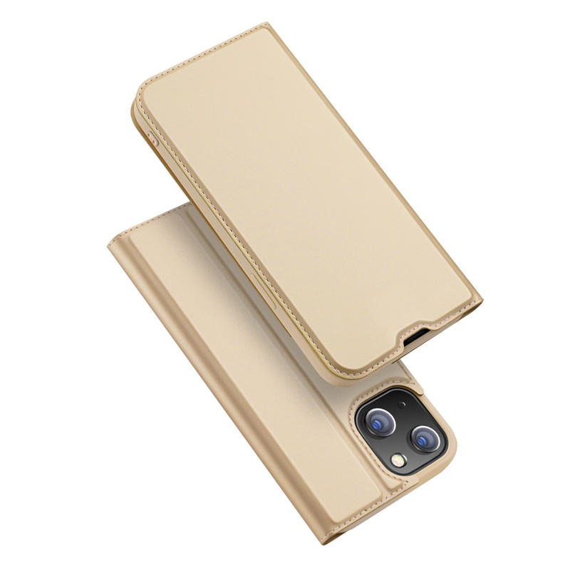 DUX DUCIS Skin Pro Book Cover (iPhone 14) gold