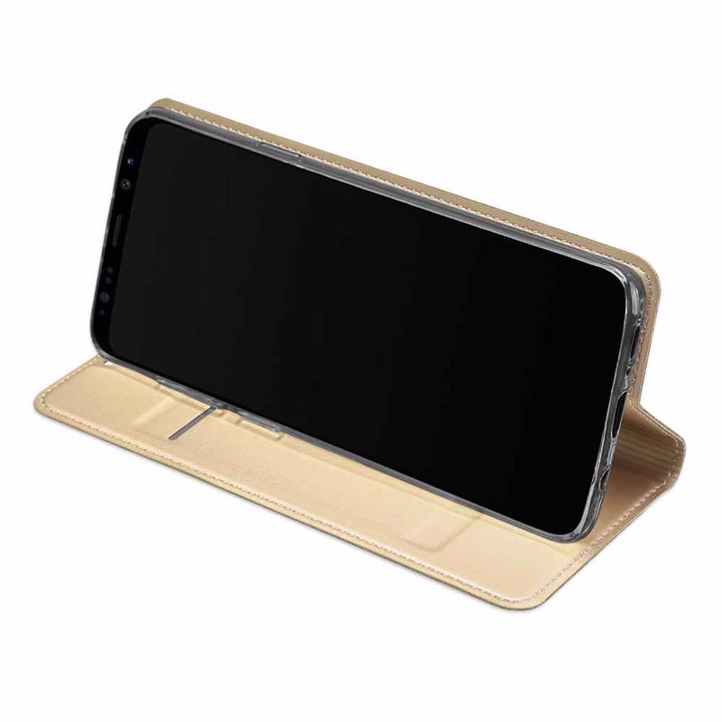 DUX DUCIS Skin Pro Book Cover (iPhone 14) gold