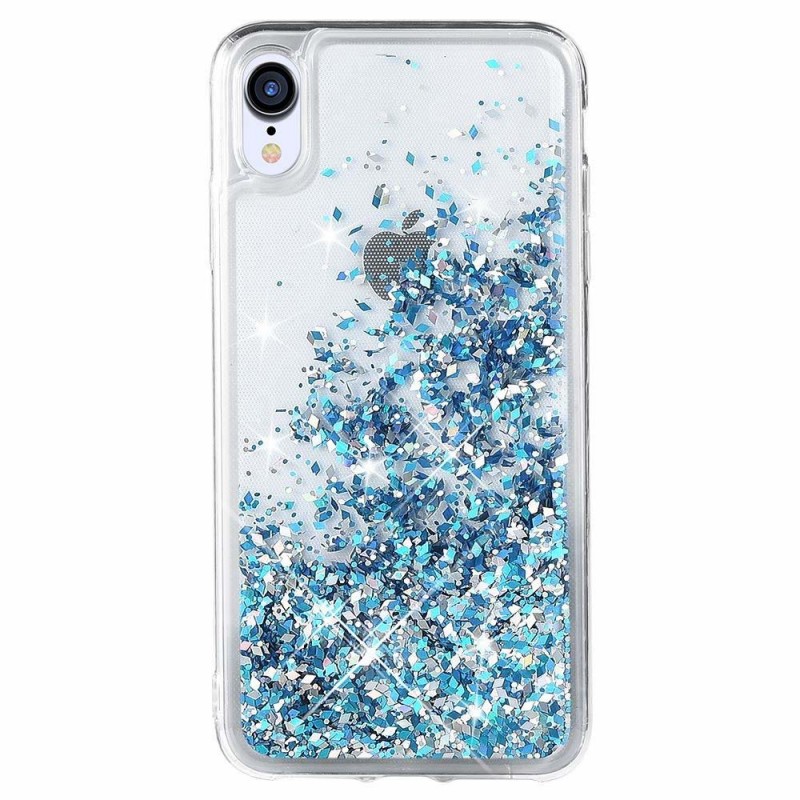 Liquid Crystal Glitter Armor Back Cover (Samsung Galaxy A50 / A30s) blue