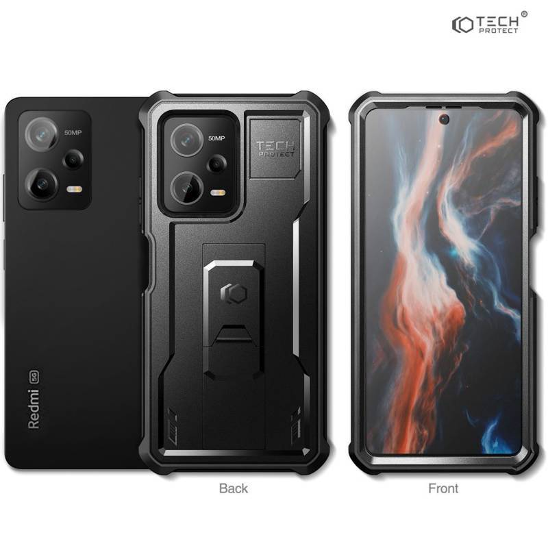 Tech-Protect Kevlar Pro Case (Xiaomi Poco X5 Pro 5G / Redmi Note 12 Pro 5G) black