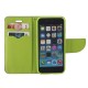 Smart Fancy Book Cover (iPhone 12 Mini) blue-green