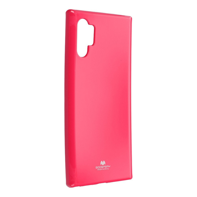 Goospery Jelly Case Back Cover (Samsung Galaxy Note 10 Plus) hot-pink
